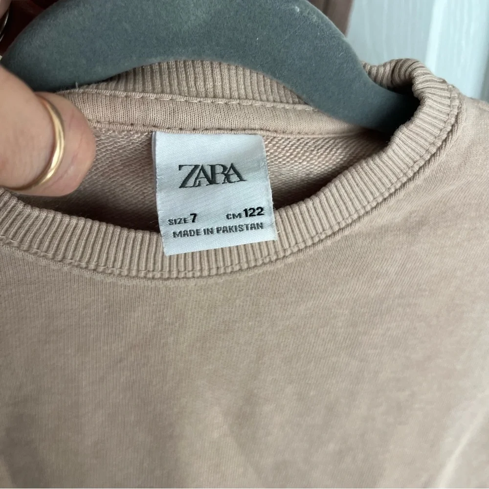 Zara girls 5-6 mauve plush sweater + ribbed leggings matching sets